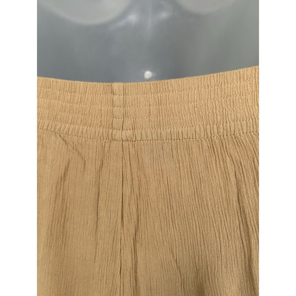 Babaton Viscose Wide Leg Pants Women's Size Small Beige Flowy Boho Minimalist - Picture 6 of 10